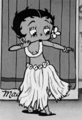 POPEYE THE SAILOR Betty Boop hula